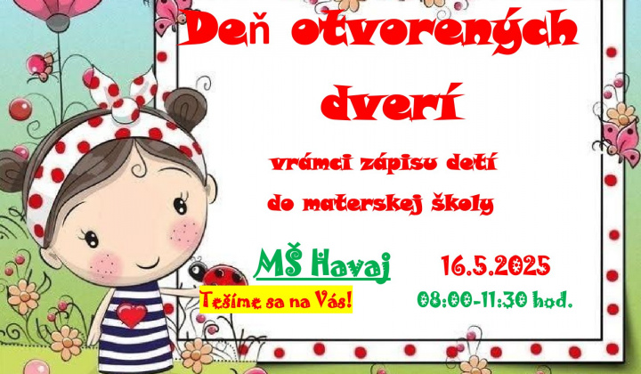 Fotka - Deň otvorených dverí v materskej škôlke Havaj